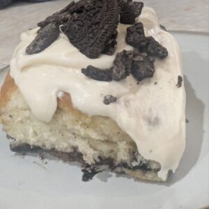 Cookies and Cream Cinnamon Rolls