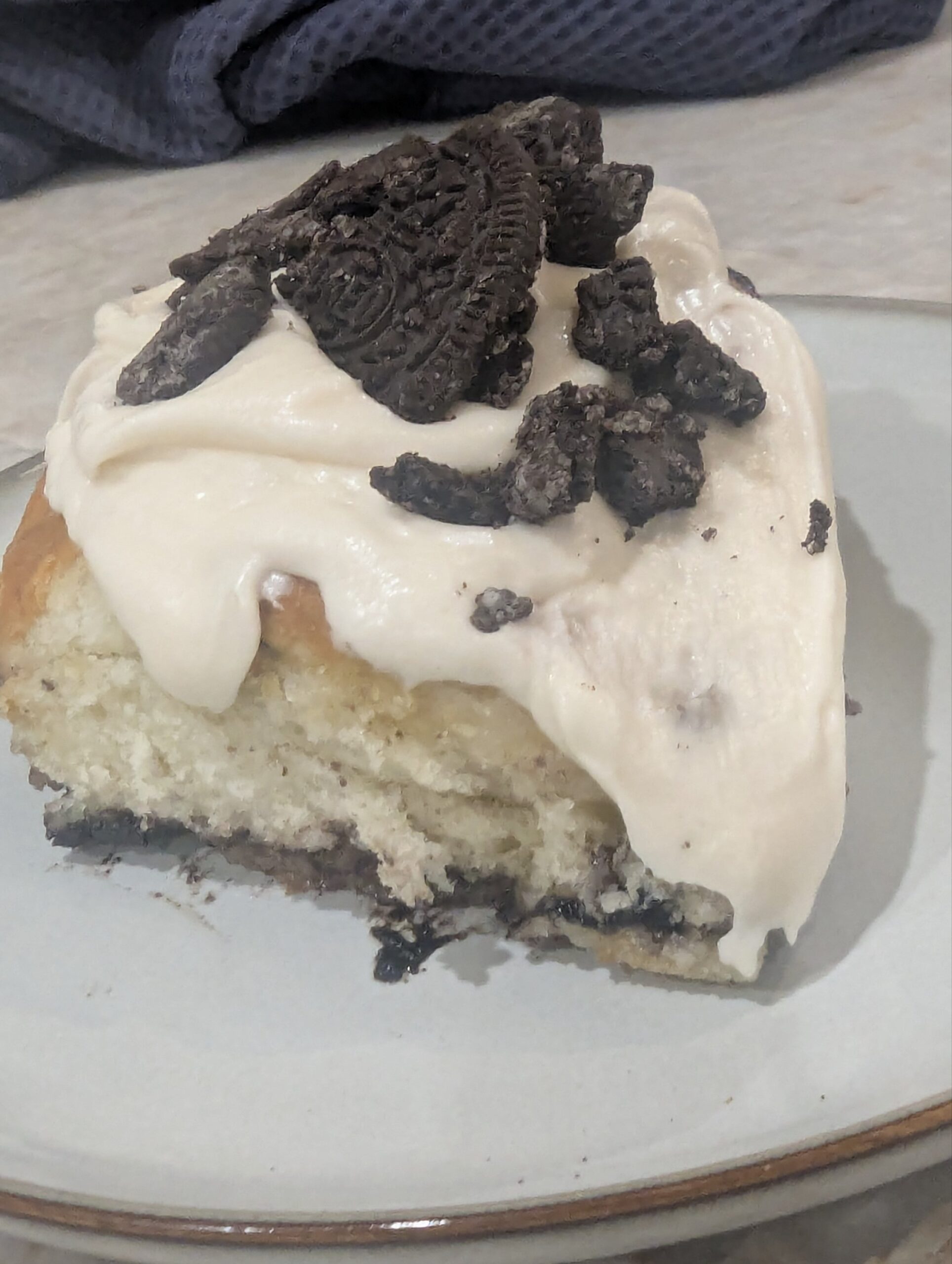 Cookies and Cream Cinnamon Rolls